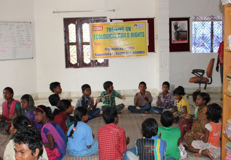 Training of children on their ecological right